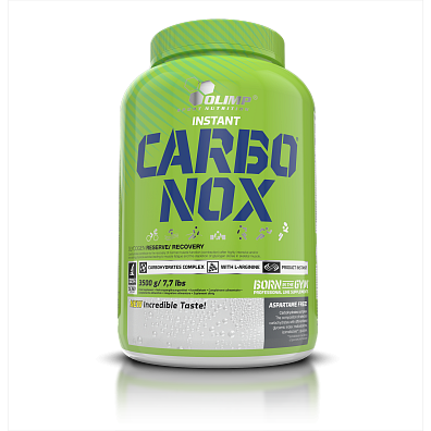 Olimp CarboNox 3500g, směs sacharidů maltodextriny, glukóza, isomaltulóza, vitamíny, minerály a L-arginin, exspirace: 16.02.2026