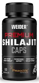 Weider Premium Shilajit 60 cps, standardizovaný Shilajit extrakt PrimaVie® z Himálaje