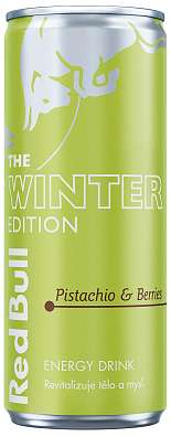 Red Bull energy drink Winter Edition Pistachio Berries, 250 ml