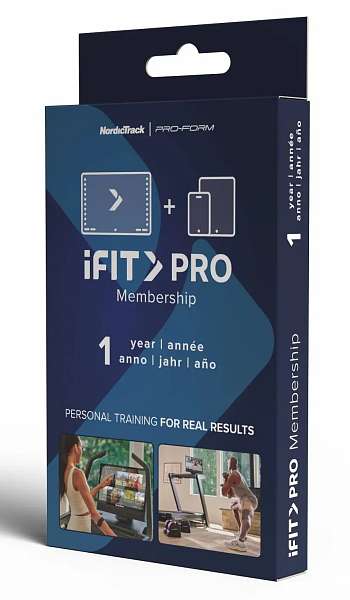 iFIT Pro členství pro stroje NordicTrack, ProForm a Freemotion na 1 rok