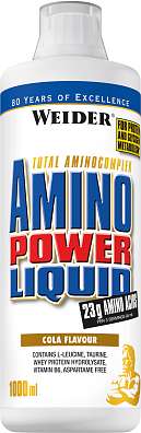 Weider Amino Power Liquid 1000 ml, tekutý koncentrát komplexních aminokyselin, exspirace: 12/2026