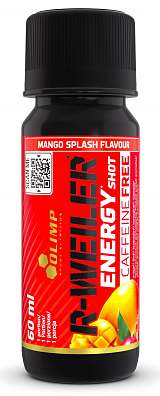 Olimp R-Weiler Energy Shot Caffeine Free 60 ml, energetický shot bez kofeinu